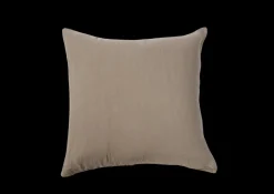 Washed Linen Cushion Cover in Smoke