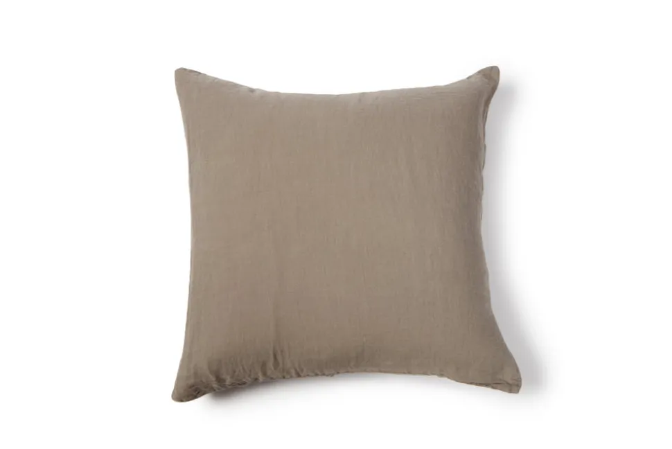 Washed Linen Euro Shams, Set of 2