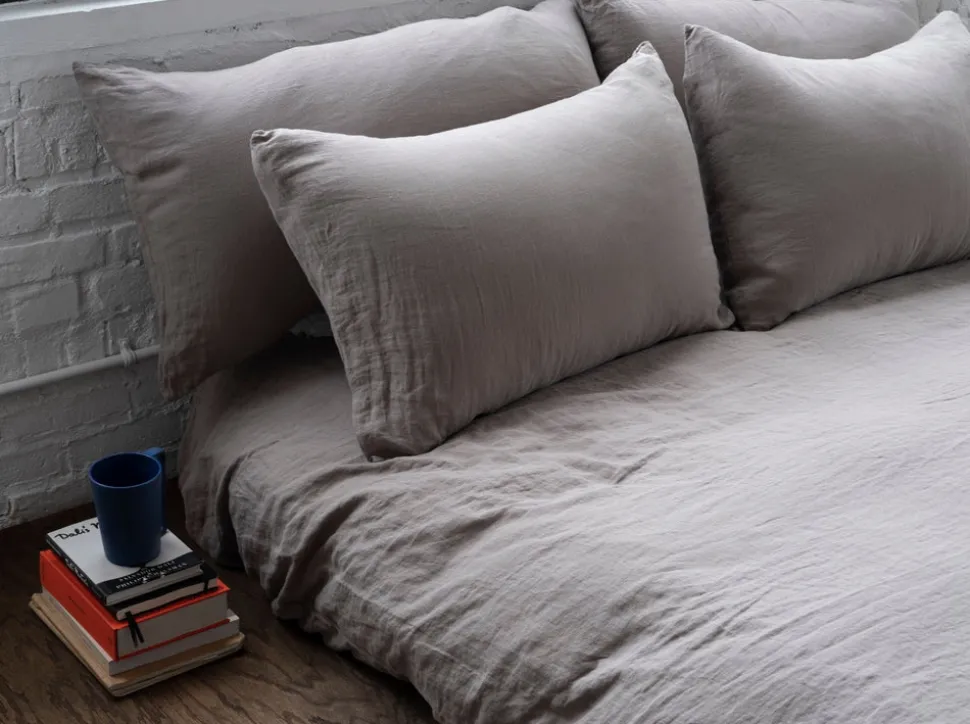 Washed Linen Pillowcase, Set of 2