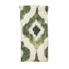 Watercolor Ikat Napkin in Olive, Set of 4