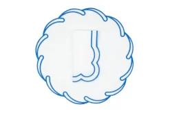 Waves Linen Napkin and Placemat, Set of 2