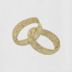 Wedding Bands Hand Towel