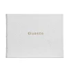 Wedding Guest Book in White Pebble