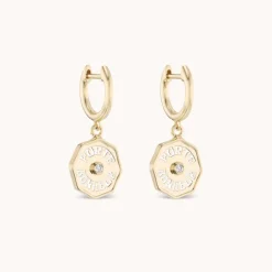 Wee PB Hoops White Diamond