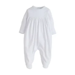 Welcome Home Layette Footie in White