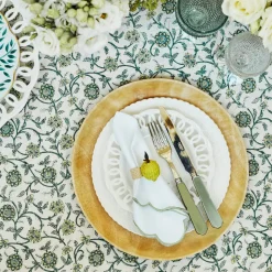 White Acacia Wood Charger