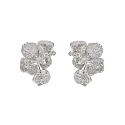 White Blossom Pearl Earrings