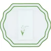 White Lily Linen Napkin and Stucco Placemat, Set of 4
