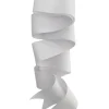 White Long Grosgrain Ribbon