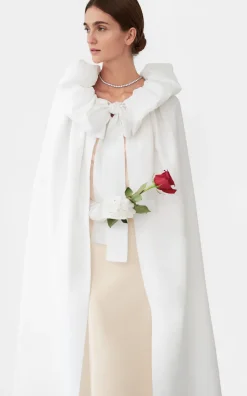 Whitewing Linen Cape