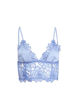 Whitney Embroidery Longline Triangle Bra