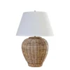Wicker Jar Lamp Base