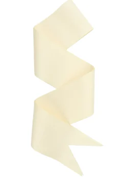 Wide Ivory Grosgrain Ribbon