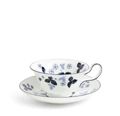 Wild Strawberry Inky Blue Teacup Saucer 5.9floz