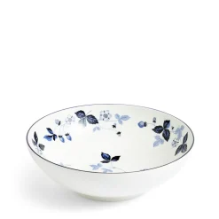 Wild Strawberry Inky Blue Cereal Bowl 7in