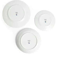 Wild Strawberry Inky Blue Dinnerware, Set of 4