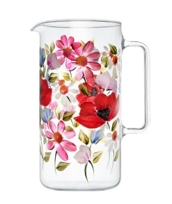 Wildflowers Jug with Set of 6 Tumblers