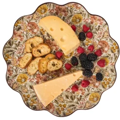 Willa Charger/Platter in Amber