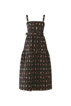 Willa Dress in Florence Black Floral