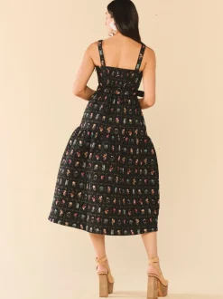Willa Dress in Florence Black Floral