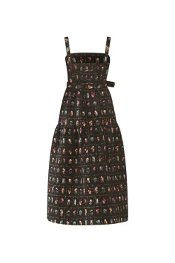 Willa Dress in Florence Black Floral