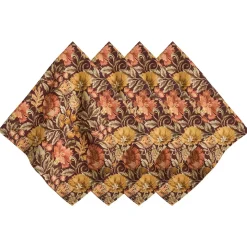 Willa Napkin in Amber, Set of 4