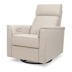 Willa Plus Power Glider Recliner w/ Power Headrest in Performance Beach Eco-Weave