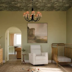 Willa Plus Power Glider Recliner w/ Power Headrest in Performance Ivory Boucle