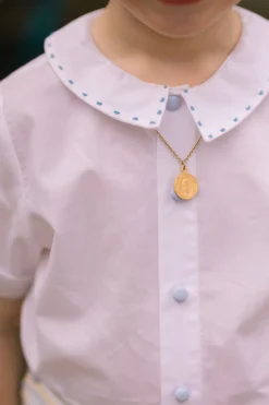 William Yellow blue Stripe Shorts and Shirt