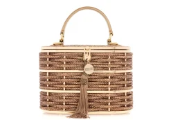 Willow Basket Woven Crystal in Champagne Topaz