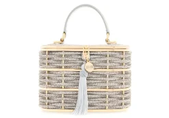 Willow Basket Woven Crystal in Champagne