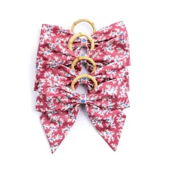 Willow Creek Napkin Rings in Red, Set of 4