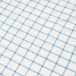 Windowpane 60x60 Tablecloth in Blue & Natural