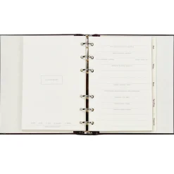 Wine Dossier in Bordeaux Goatskin Leather