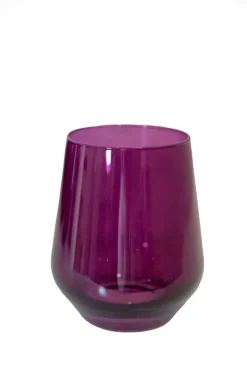 Wine Stemless, Set of 6 Amethyst