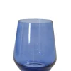 Wine Stemless, Set of 6 Colbalt Blue