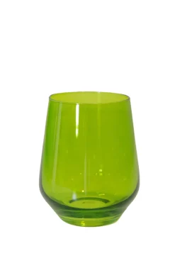 Wine Stemless, Set of 6 Forest Green