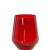 Wine Stemless, Set of 6 Red