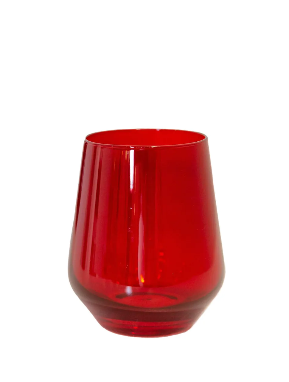 Wine Stemless, Set of 6 Red