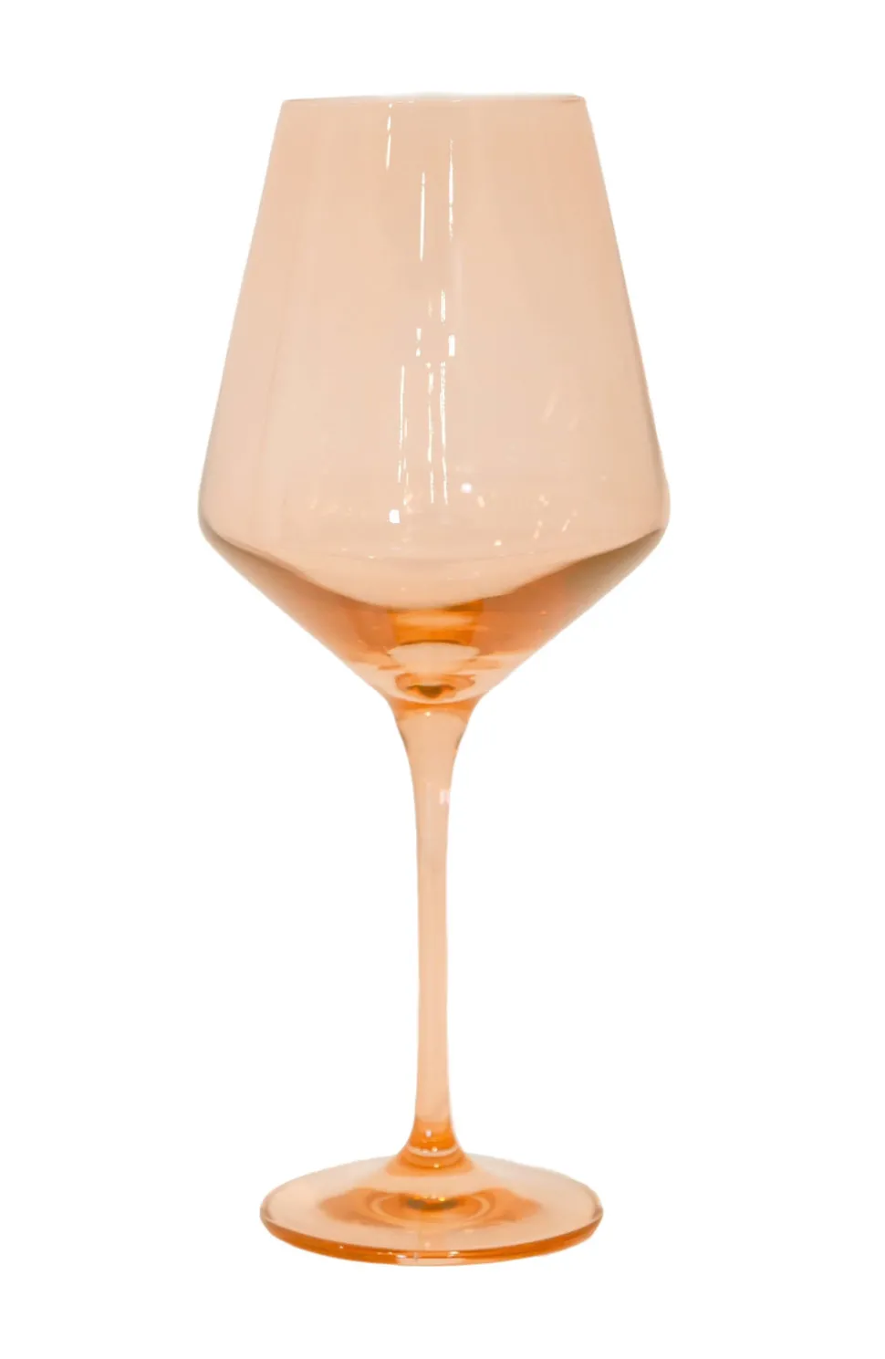Wine Stemware, Set of 6 Blush Pink