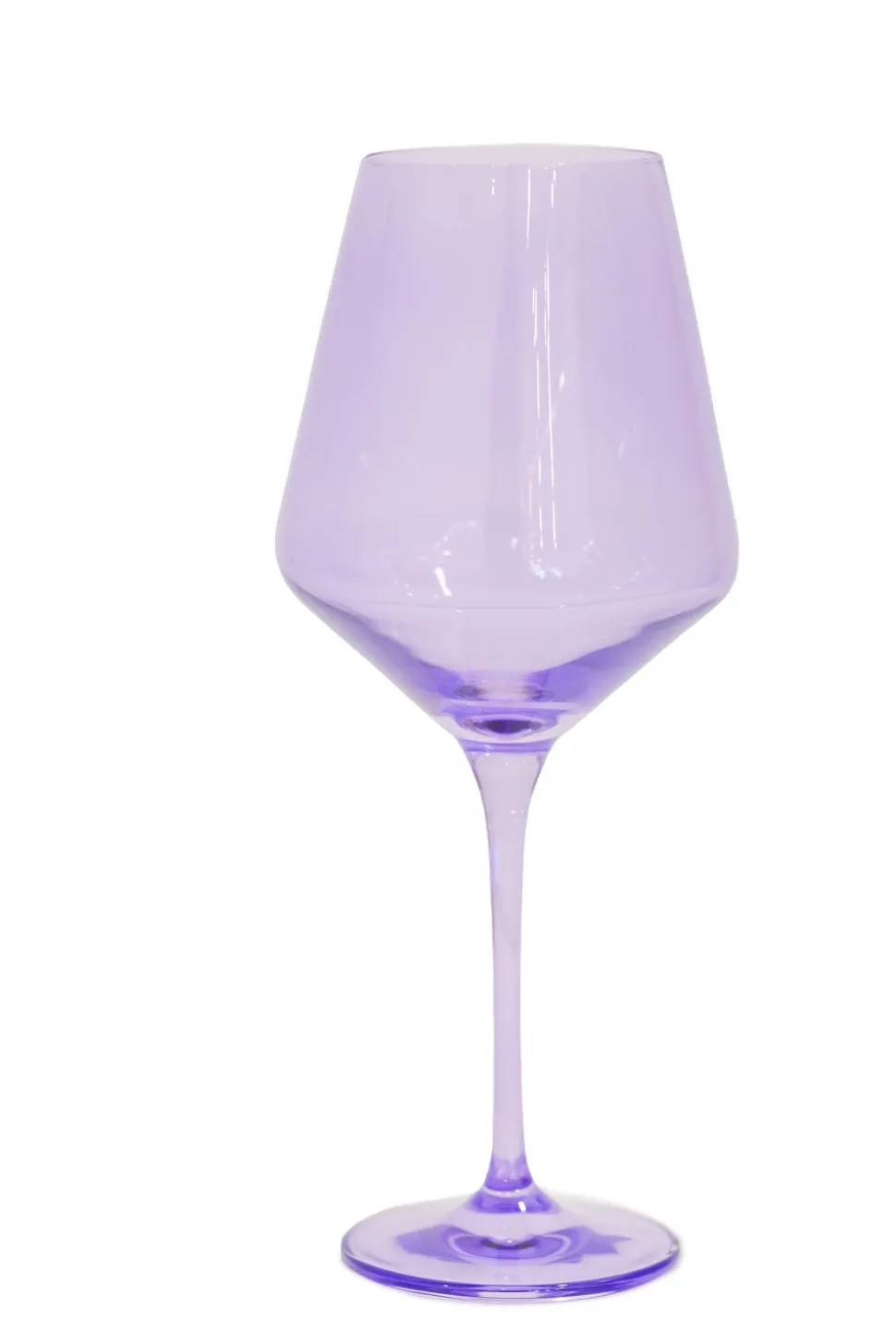 Wine Stemware, Set of 6 Lavender