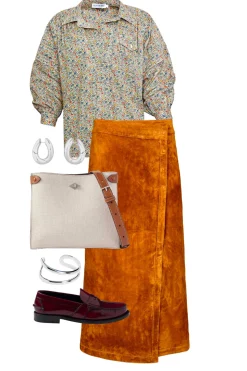 Winona Skirt in Nutmeg