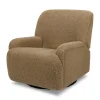 Winslow Extra Wide Recliner and Swivel Glider in Cortado Shearling