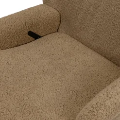 Winslow Extra Wide Recliner and Swivel Glider in Cortado Shearling