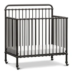 Winston 4-in-1 Convertible Mini Crib in Vintage Iron
