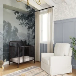 Winston 4-in-1 Convertible Mini Crib in Vintage Iron