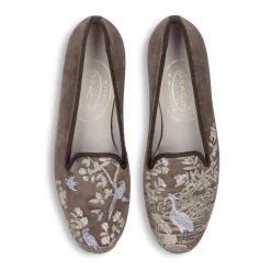 Winter Garden Mink Velvet Slipper