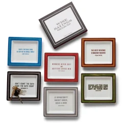 Wise Sayings Gentleman's Desk Tray Each in Gift Box, Set of 6