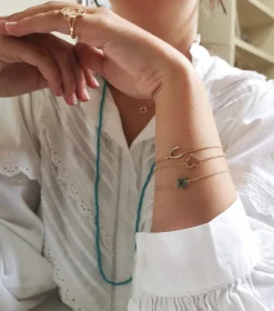 Wishbone Charm Bracelet