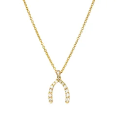 Wishbone Charm Necklace